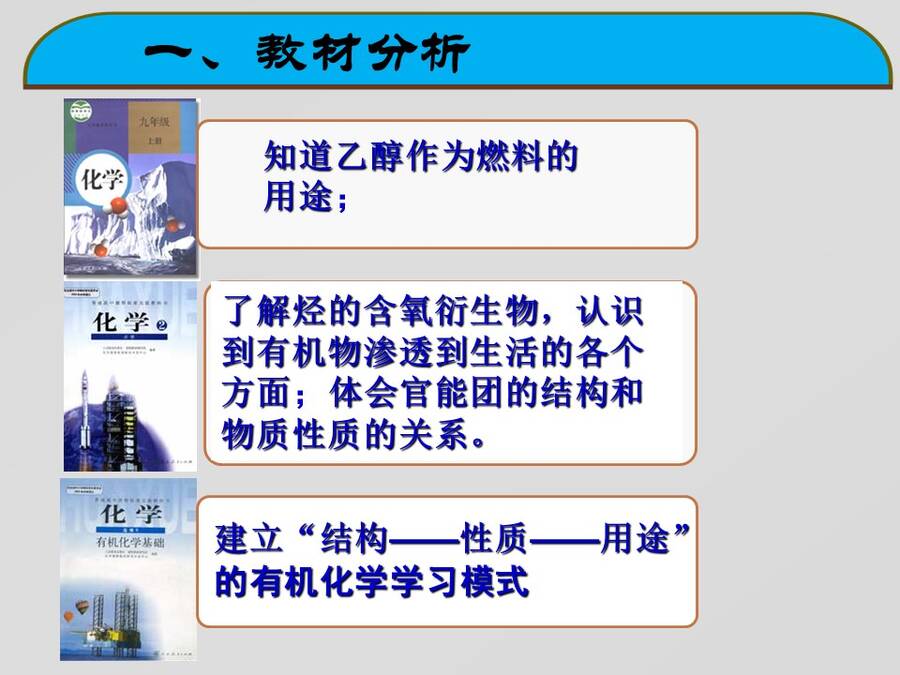 【说播课】全国高中化学说课大赛课题《乙醇》广东实验中学顺德学校 郑颖