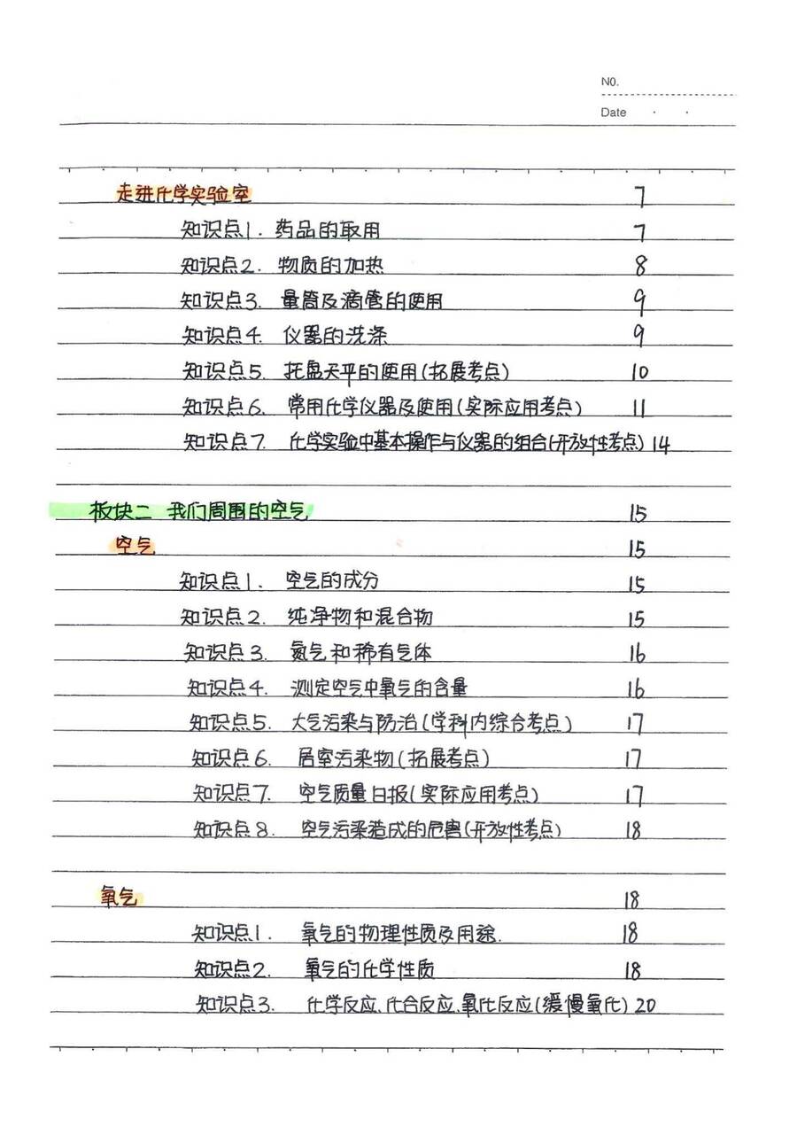 【精品】初中九科学霸笔记（中考状元笔记）共9份pdf文件汇总下载
