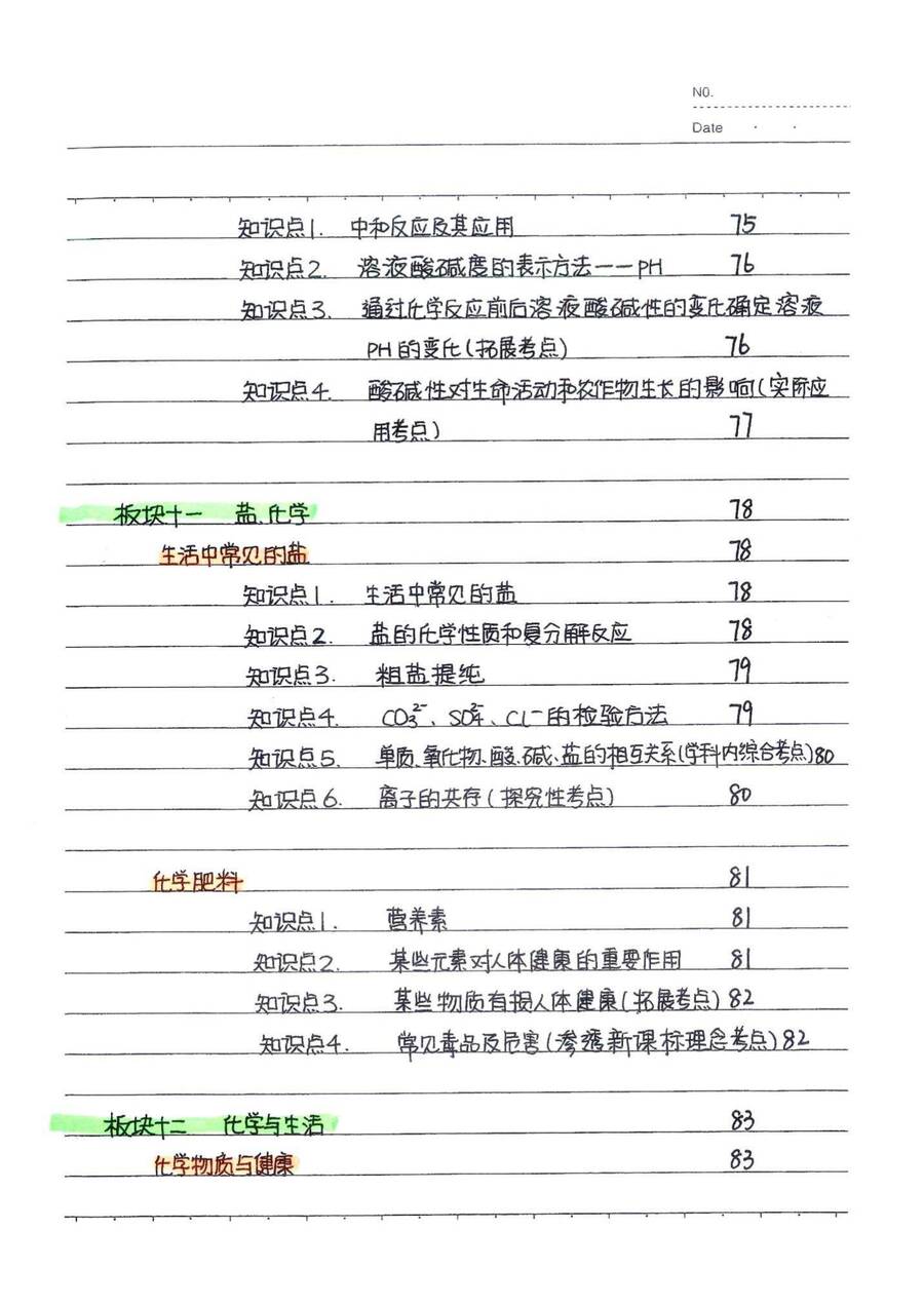 【精品】初中九科学霸笔记（中考状元笔记）共9份pdf文件汇总下载