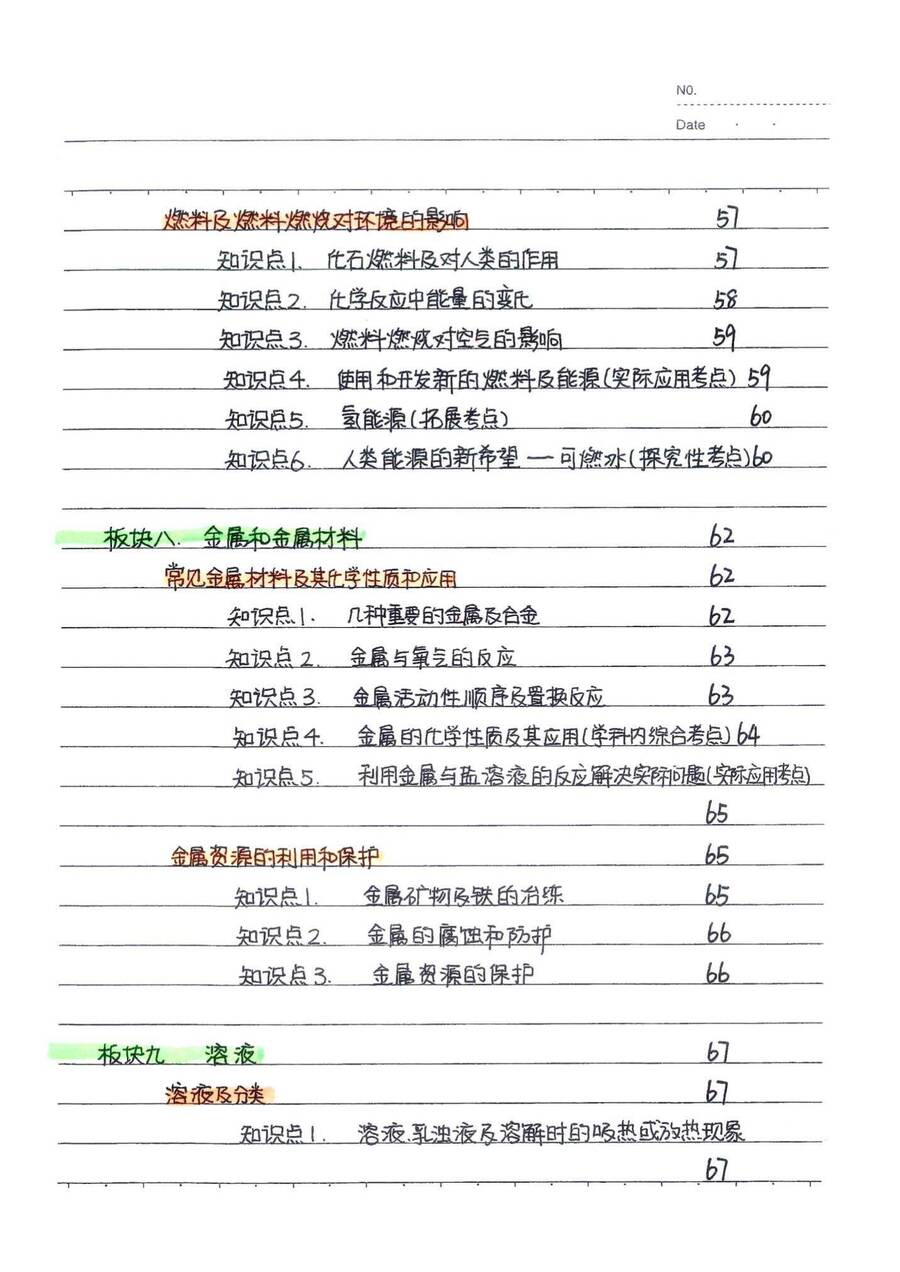 【精品】初中九科学霸笔记（中考状元笔记）共9份pdf文件汇总下载