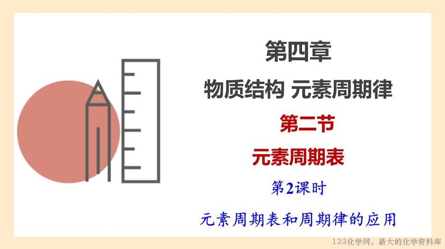 2025年秋季高中化学人教版必修一优质课件4.2.2《元素周期表和周期律的应用》
