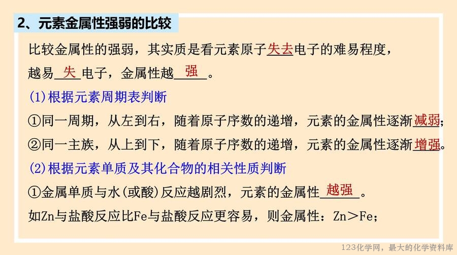 2025年秋季高中化学人教版必修一优质课件4.2.2《元素周期表和周期律的应用》