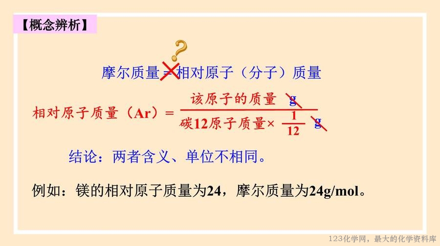 2025年秋季高中化学人教版必修一优质课件2.3.1 物质的量的单位——摩尔