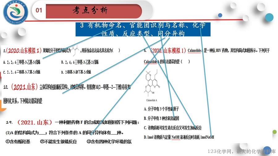 《抓住“官”“键”，逐个“机”破—有机化学基础》2025年高考化学二轮复习说题课件