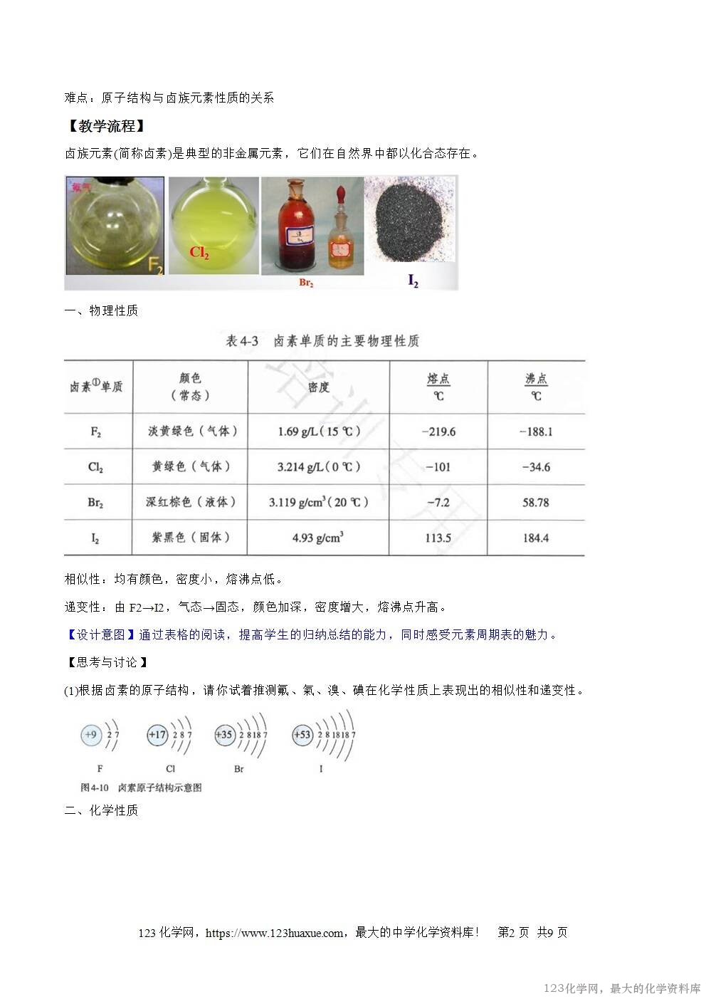2025秋高一上人教版化学必修第一册备课教案4.1.4卤族元素 2025秋高一上人教版化学必修第一册备课教案4.1.4卤族元素