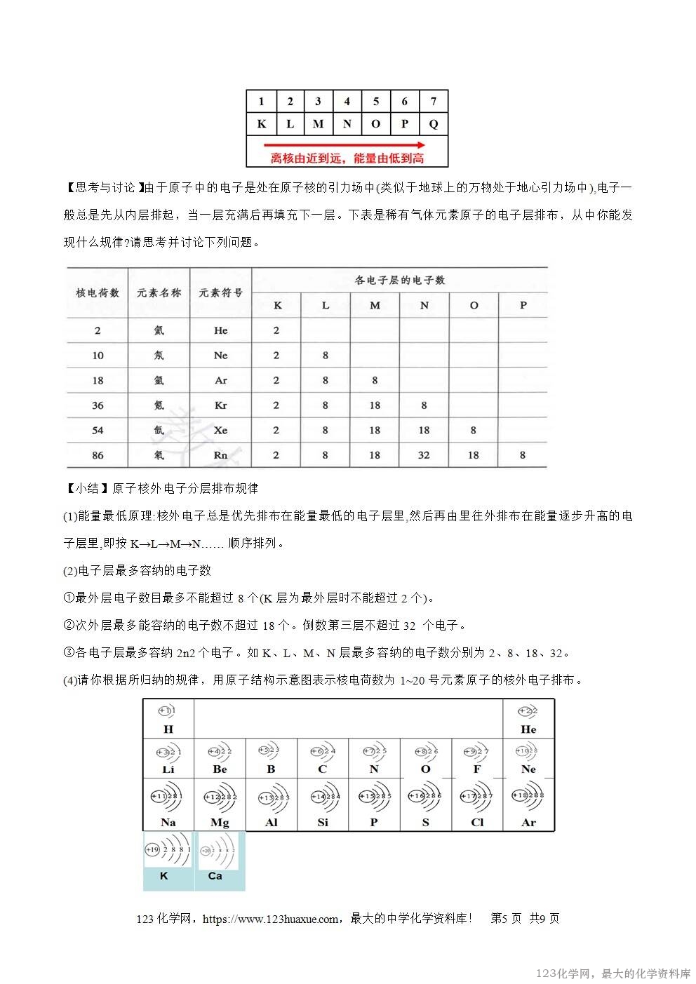 2025秋高一上人教版化学必修第一册备课教案4.1.1原子结构