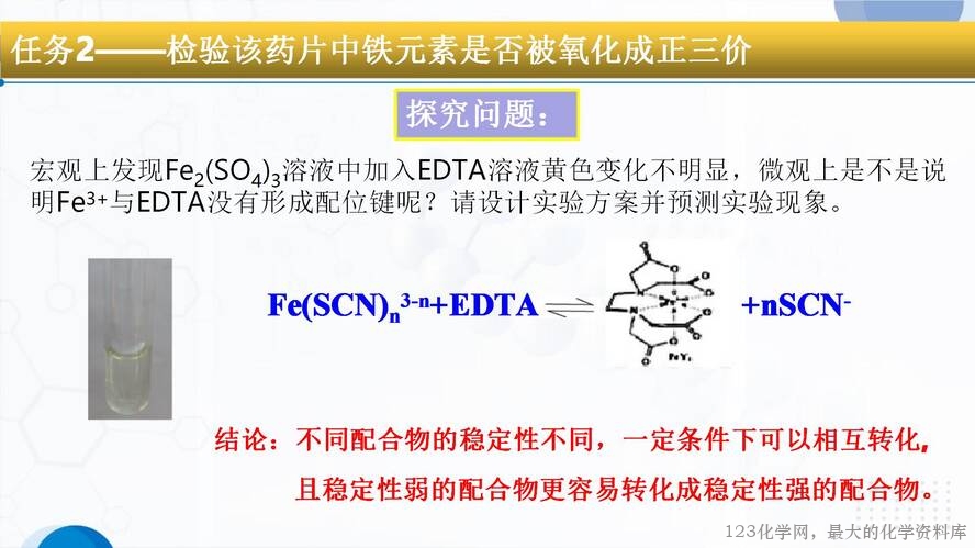 【视频+教学设计+课件】高中化学大单元教学优质课比赛鲁科版选择性必修2第二章《配位键》第3课时《利用配合物进行物质检验》