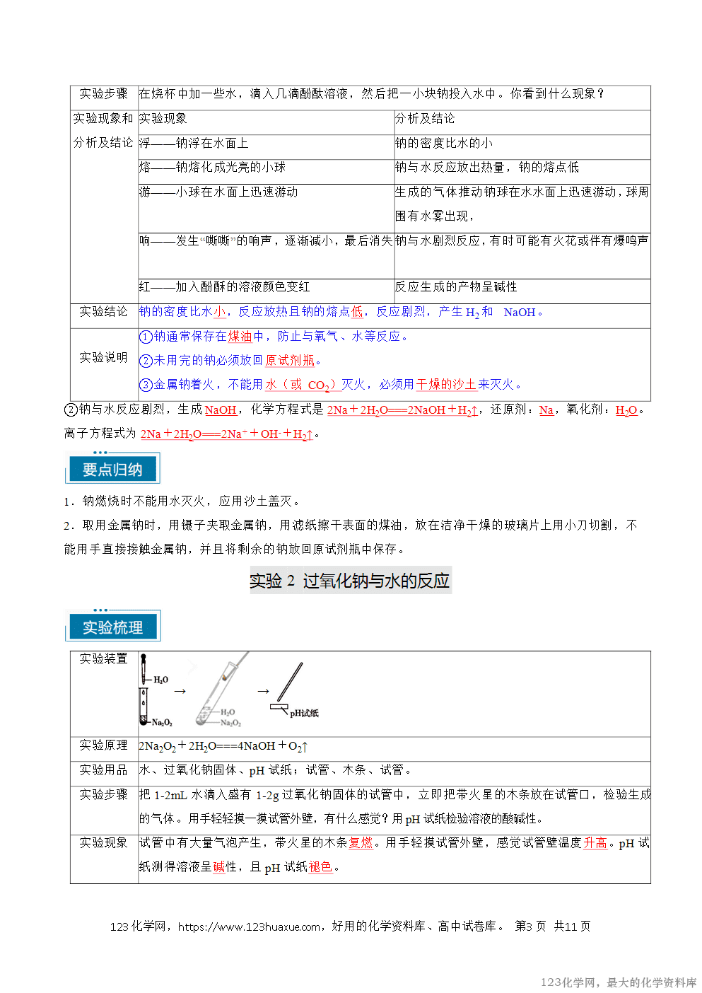 【学案】2026年高考化学教材重点实验复习清单专题02常见金属及其应用(教师版)-3