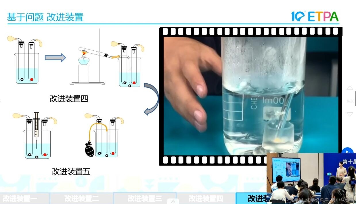 2024年全国第十届初中化学实验教学说课比赛18证据推理 优化创新——探究燃烧的条件