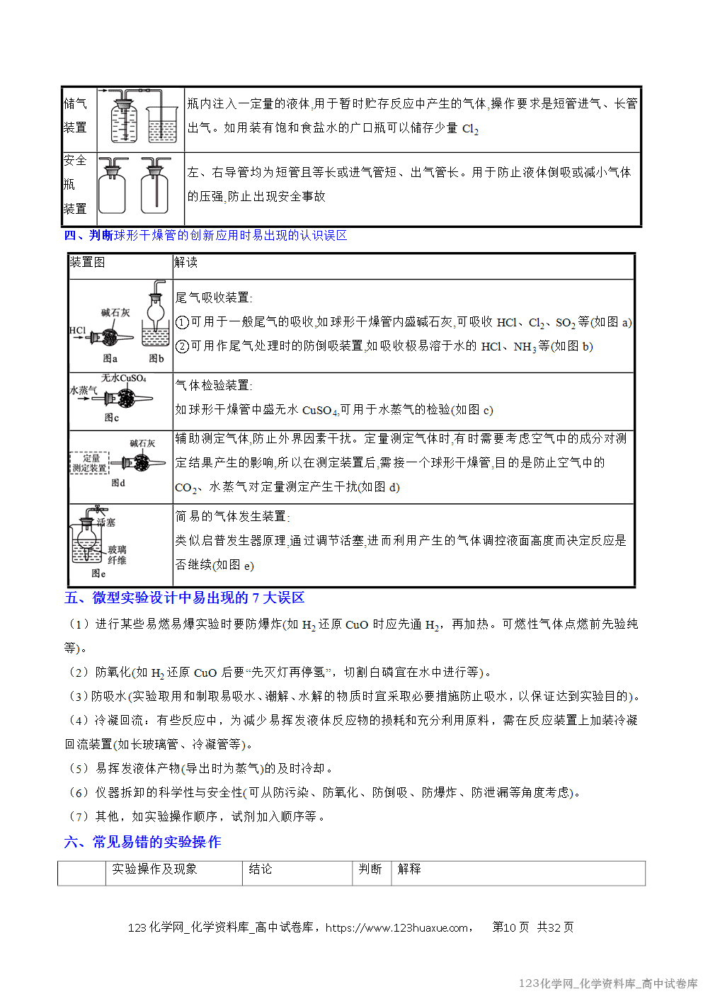 【精品学案+练习】2026年高考化学二轮复习考前抢分秘籍7化学实验教师版+学生版 【精品学案+练习】2026年高考化学二轮复习考前抢分秘籍7化学实验教师版+学生版