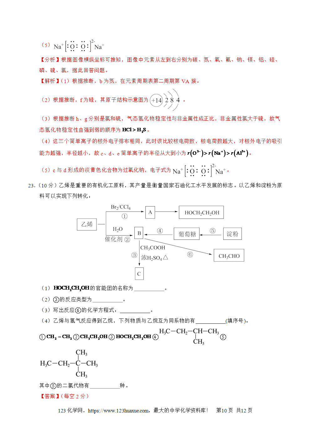 山东省2025年夏季普通高中学业水平合格考试化学仿真模拟卷(全解全析)-10 山东省2025年夏季普通高中学业水平合格考试化学仿真模拟卷02试卷+答案+答题卡+解析