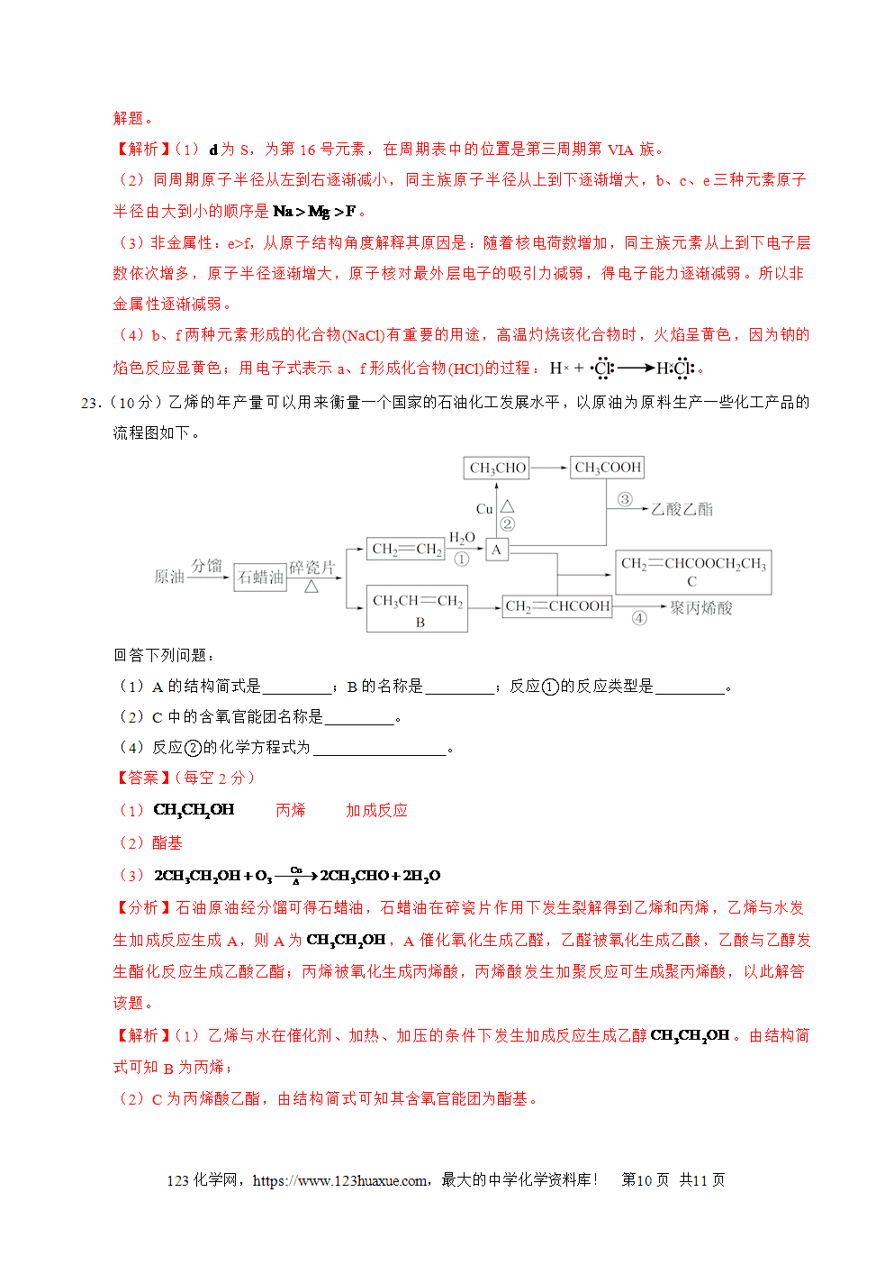 山东省2025年夏季普通高中学业水平合格考试化学仿真模拟卷01试卷+答案+答题卡+解析