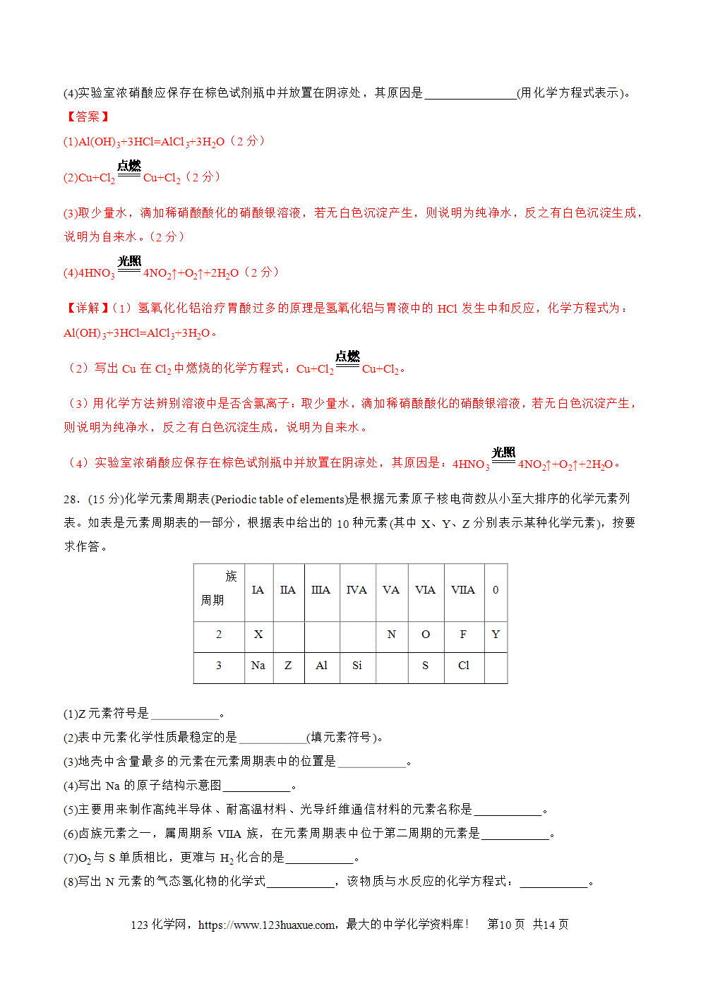 2025年6月福建省普通高中学业水平合格性考试化学仿真模拟卷02化学试卷含答案答题卡