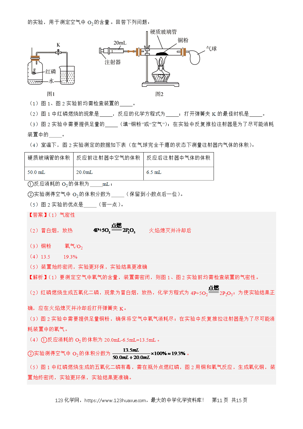 2022-2024三年中考化学真题分类汇编全国通用专题02 空气解析版