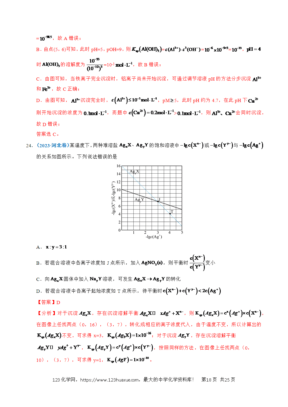 五年高考（2021-2025）化学真题分类汇编专题19 水溶液中的离子平衡及其应用教师版word文档可编辑