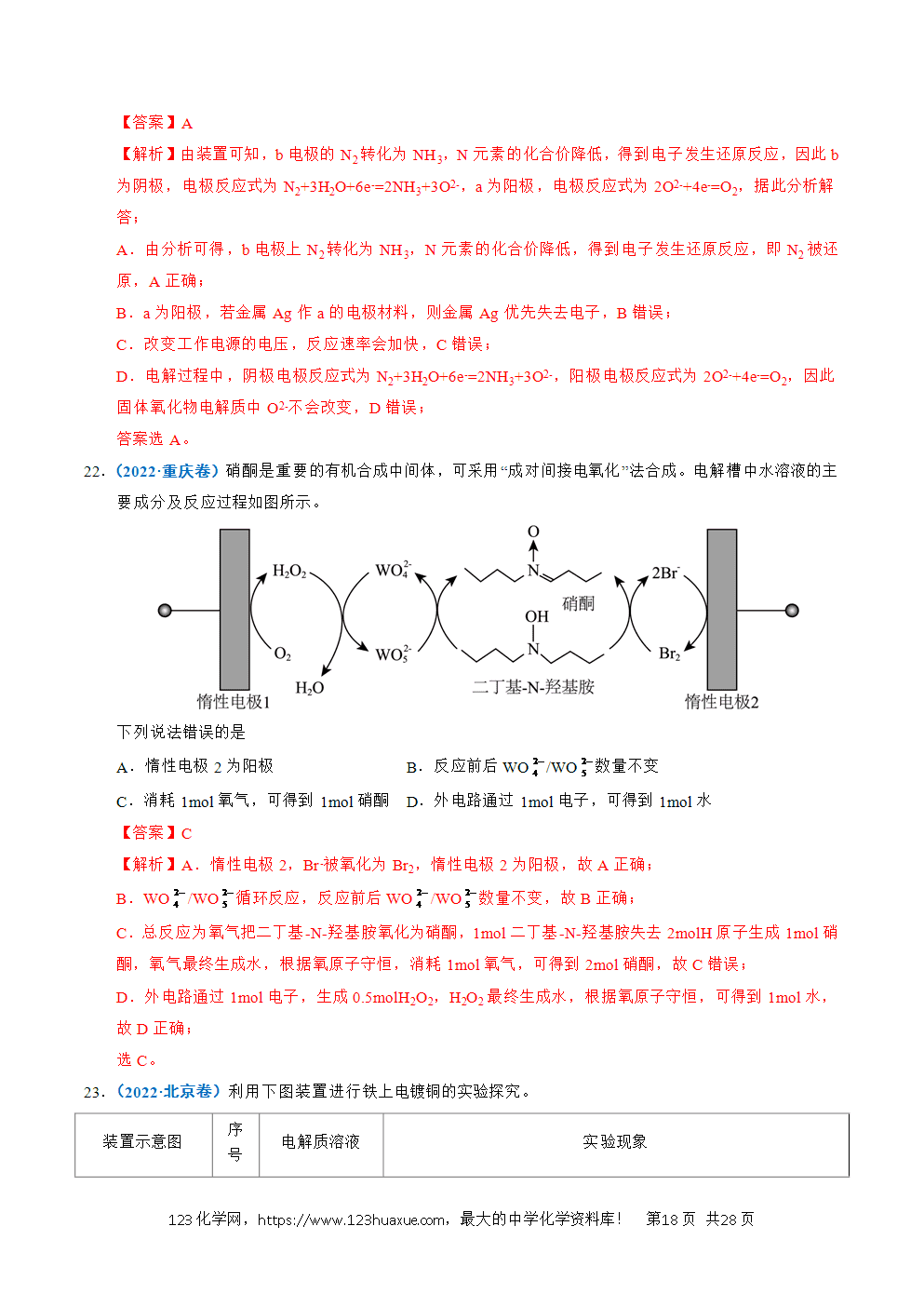 五年高考（2021-2025）化学真题分类汇编专题16 电解池、金属的腐蚀与防腐教师版word文档可编辑